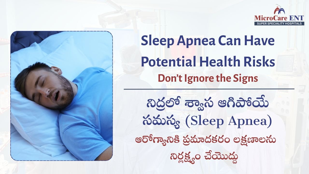 Patient with sleep apnea undergoing diagnosis at MicroCare ENT – learn about serious health risks of untreated sleep apnea.