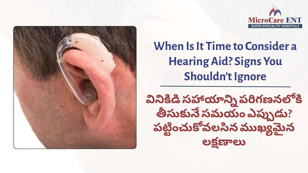 Digital Hearing Aids at MicroCare ENT Hospital – Advanced Hearing Devices and Audiology Care in Hyderabad