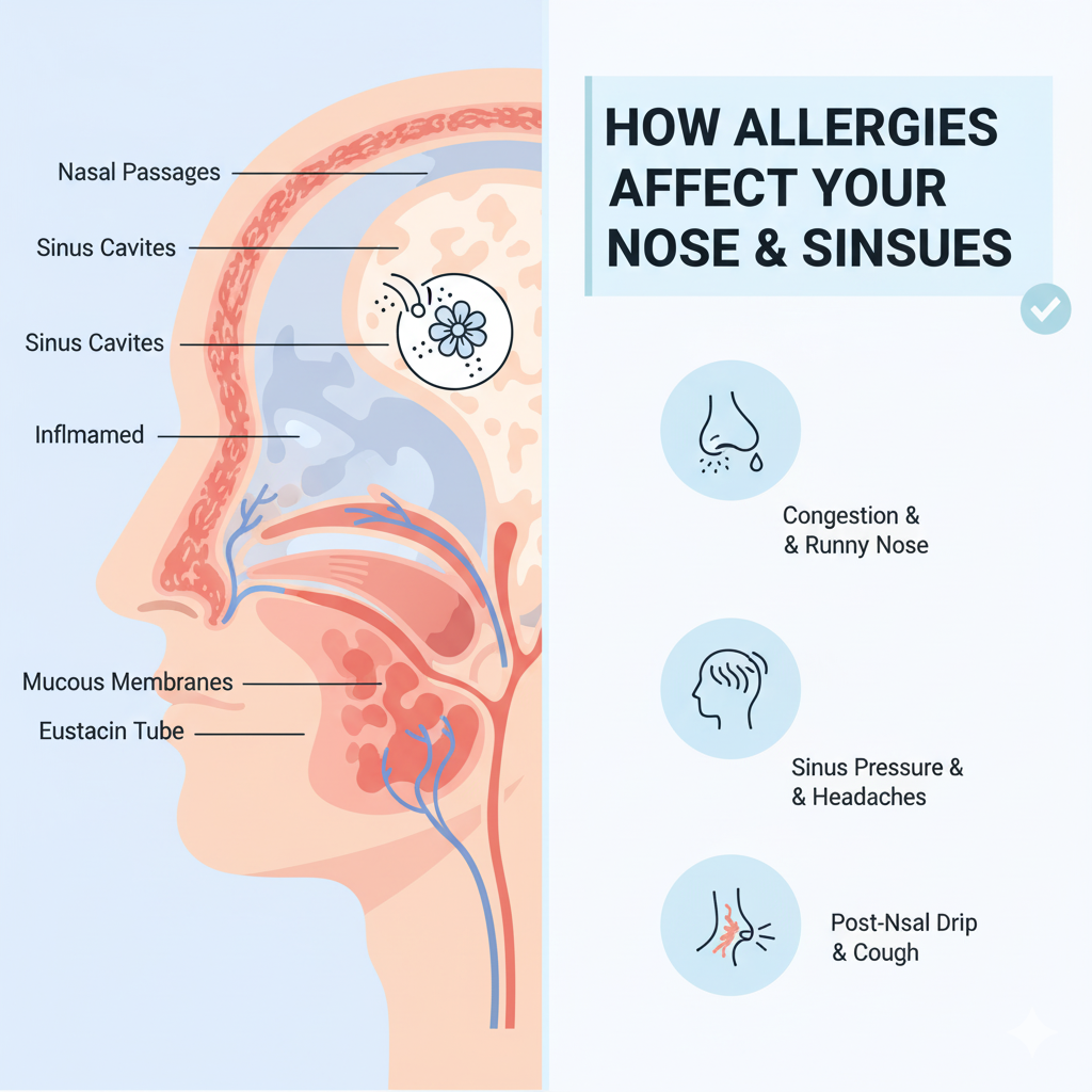 allergies affecting nose and sinuses explained by ent specialist