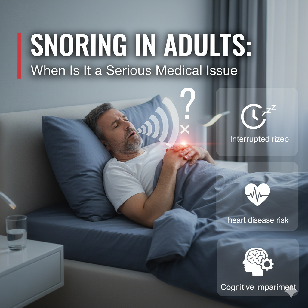 snoring in adults serious medical issue ent evaluation