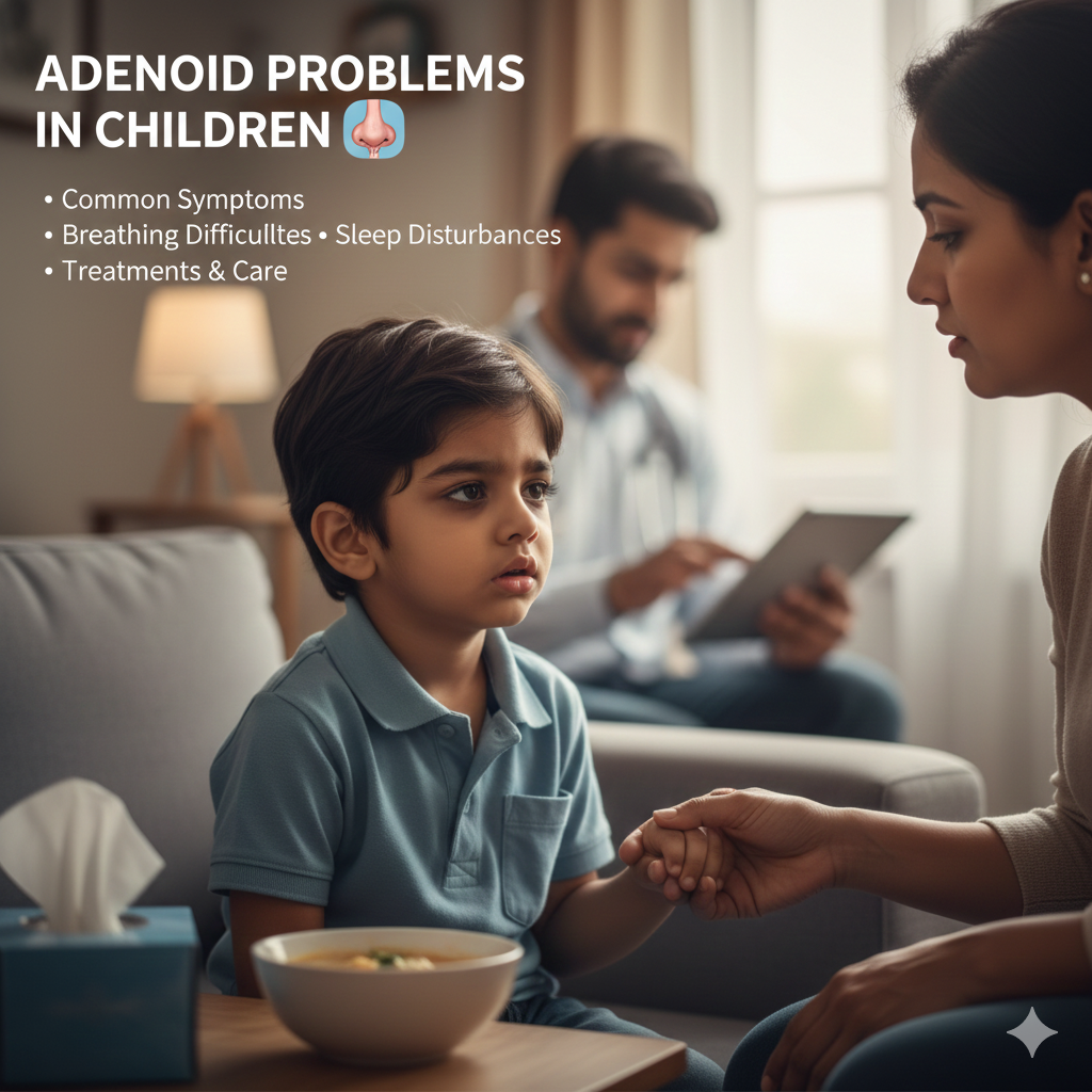 Adenoid Problems in Children ENT examination for diagnosis