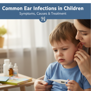 Common ear infections in children symptoms