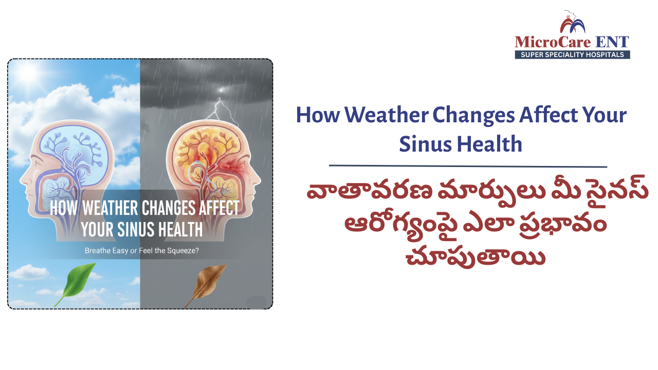 How weather changes affect your sinus health during cold, heat, or humidity