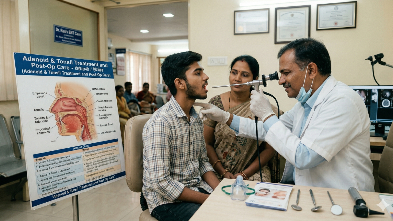 Tonsils & Adenoids Treatment in Hyderabad | Best ENT Hospital In Hyderabad