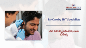 micro ear surgery ENT specialist Kukatpally Hyderabad tympanoplasty mastoidectomy