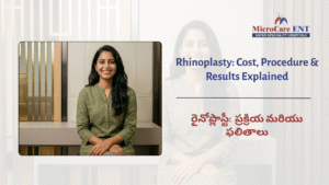ENT surgeon performing rhinoplasty surgery Kukatpally Hyderabad