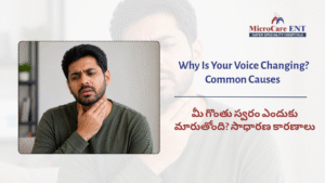 voice changes hoarseness throat problem Hyderabad ENT