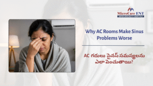 ENT doctor checking sinus patient Kukatpally Hyderabad