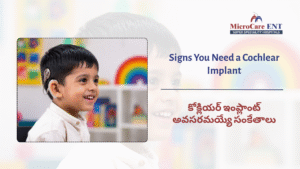 ENT doctor evaluating hearing loss patient Hyderabad
