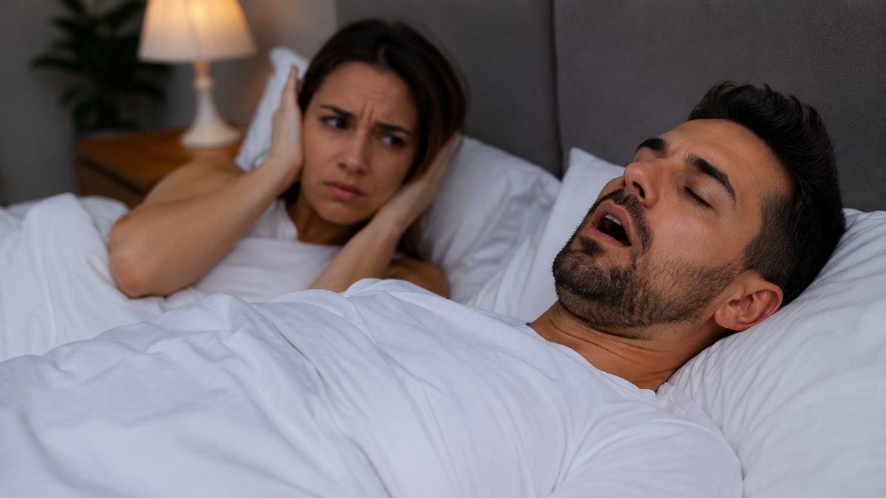 snoring causes blocked nose sleep apnea Hyderabad