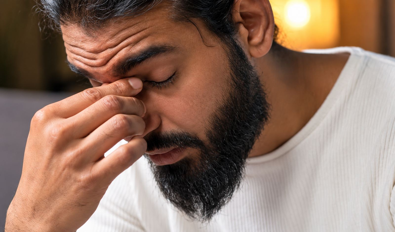 ENT doctor evaluating a patient with sinusitis symptoms at a hospital in Hyderabad.